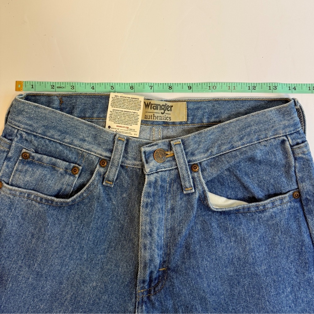 Wrangler Authentics Mens‎ Blue Denim Straight Leg Jeans Size 28x32 - Picture 6 of 11
